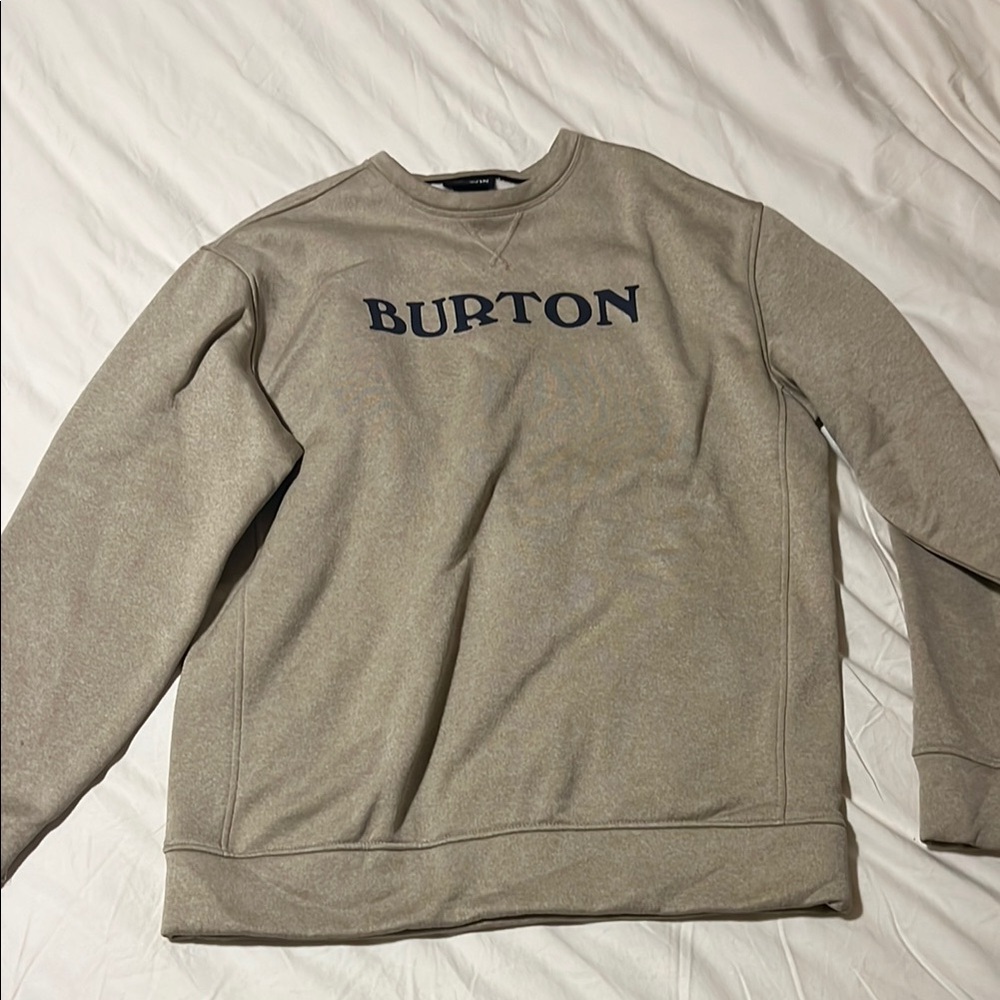 Burton Men's Cream & Navy Sweater